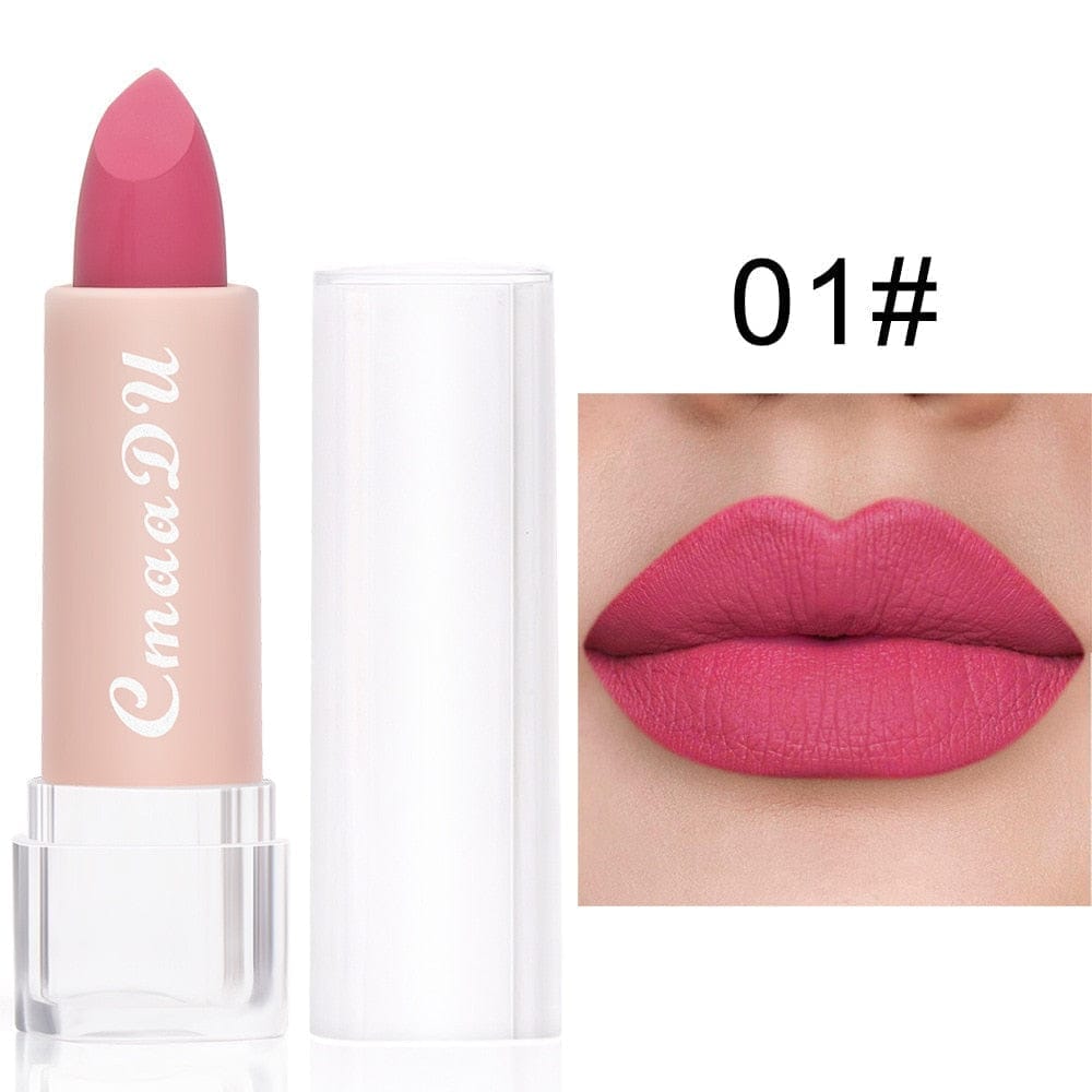 15 Colors Velvet Waterproof Red Nude Lipstick