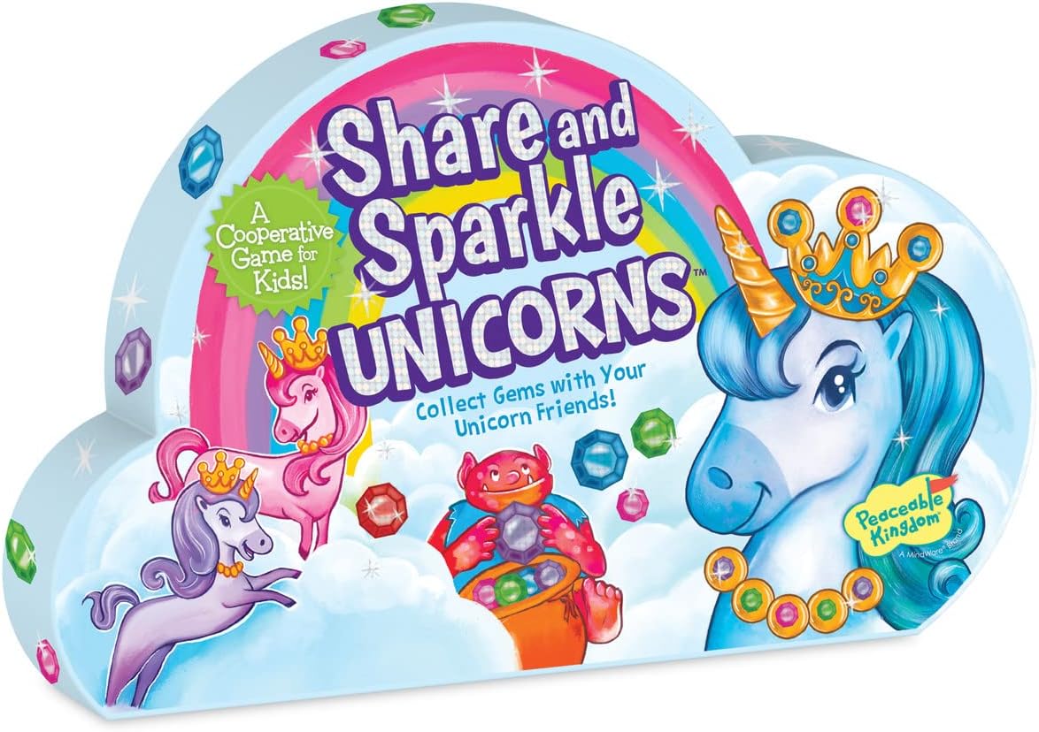 Peaceable Kingdom Share and Sparkle Unicorns